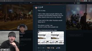 Tim Pool: I Just CAUGHT Youtube Shadowbanning My Video, Social Media Will PROTECT Fake News To Targe