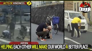 HELPING EACH OTHER WILL MAKE OUR WORLD A BETTER PLACE.. (JAPAN)