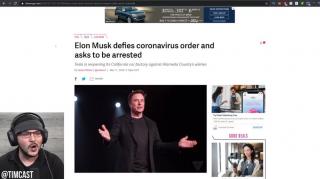 Tim Pool: Elon Musk Says ARREST ME BRO As He Goes Ahead With Reopening His Factory Against County Or
