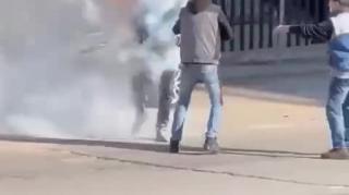 ⁣A 33 years Italian professor puts himself on fire in front of police HQ in Rende city in the Italian province of Cosenz