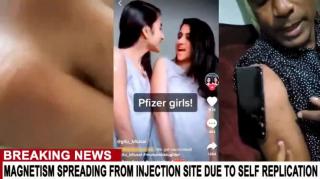 VACCINE MAGNETISM SPREADS FROM INJECTION SITE TO THE ENTIRE BODY DUE TO SELF REPLICATION!