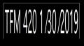 TFM 420 1 ⁄30 ⁄2019