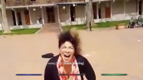 Screaming Witch Encounter in Skyrim