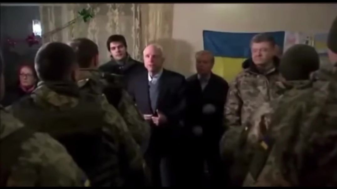 Lindsay Graham and John McCain give Ukraine soldiers a pep talk (2016)