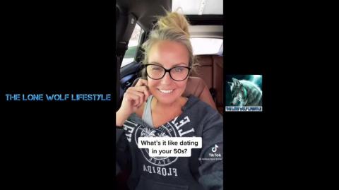 A woman in her 50's says dating at her age is like going down a cafeteria line, she does not like it