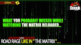 ROAD RAGE LIKE IN "THE MATRIX"... (USA)
