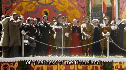 Franco speech to his troops during civil war [+English translation]