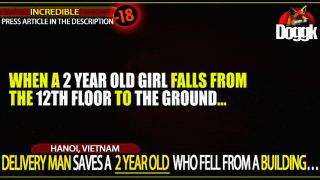 DELIVERY MAN SAVED A 2 YEAR OLD WHO FELL FROM A BUILDING... (HANOI, VIETNAM)