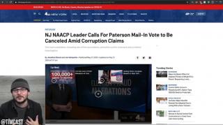 Tim Pool: MASSIVE Mail in Voter Fraud Scandal Erupts In NJ, NAACP Leader Demands Vote Be CANCELED