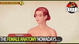 THE FEMALE ANATOMY NOWADAYS.. (FRANCE)