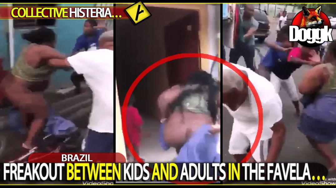 FREAKOUT BETWEEN KIDS AND ADULTS IN THE FAVELA.. (BRAZIL)