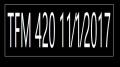 ⁣⁣TFM 420 11⁄1⁄2017