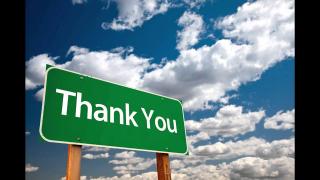 A Thank You