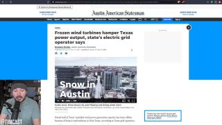 Texas Wind Turbines FREEZE, 5M Lose Power In Extreme Weather, Conservatives SLAM Green New Deal