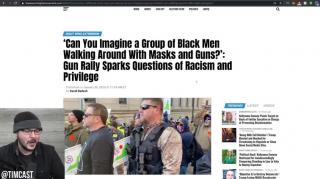 Tim Pool: Armed Black men Peacefully Protest In Michigan Disproving Leftist LIE About 2A Protesters