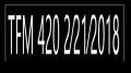 ⁣TFM 420 2⁄21⁄2018