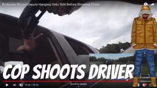 Cop Shoots Black Driver While Hanging From Window