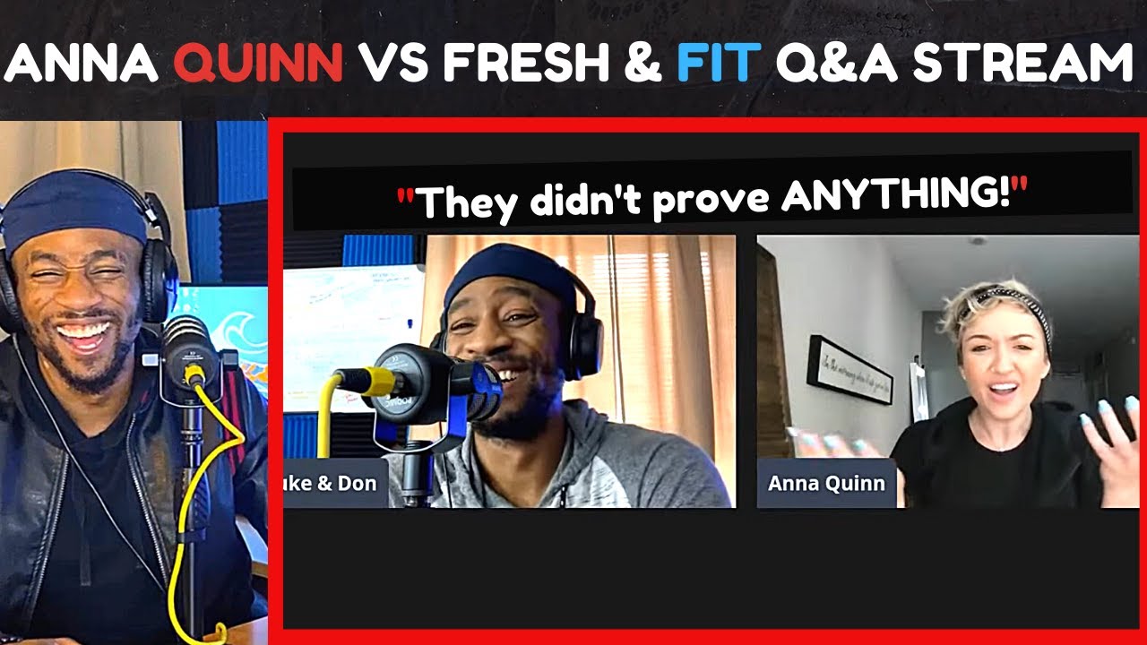 @Anna Quinn Fitness Vs @FreshandFit Q&A | The Facts That Myron Gaines Lied About | Duke and Don