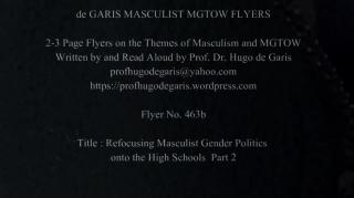 463b   Refocusing Masculist Gender Politics onto the High Schools, Part 2 (Masculism, MGTOW)