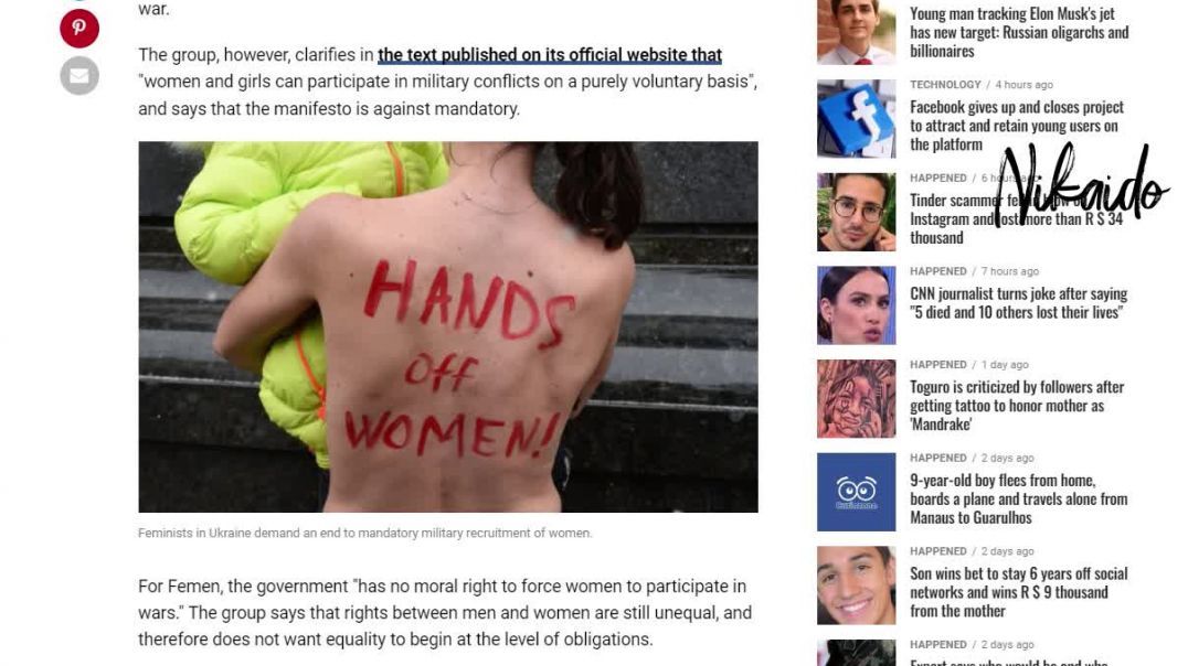 FEMEN - Hypocrisy of Ukrainian feminists