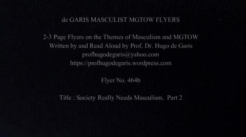 469b   Who's Who in the Manosphere, Part 2 (Masculism, MGTOW)