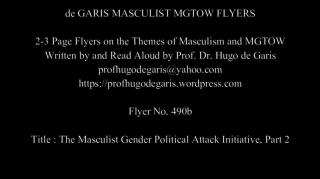 490b  The Masculist Gender Political Attack Initiative, Part 2  (Masculism, MGTOW)