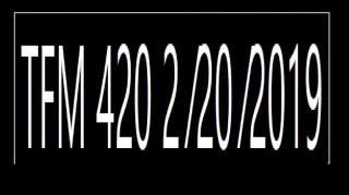 ⁣TFM 420 2 ⁄20 ⁄2019