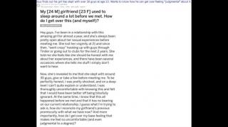 Wimp Wants To Be Ok With His GF Being A Slut