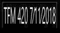 TFM 420 7⁄11⁄2018