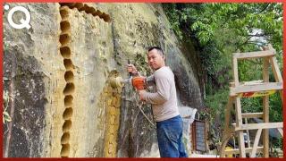 Man Digs a Hole in a Mountain and Turns it Into an Amazing House