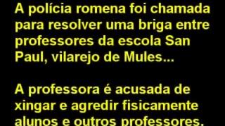 Professora bucetasoufoda valentona dá tapa na cara do policial... E leva o troco na Carranca!
