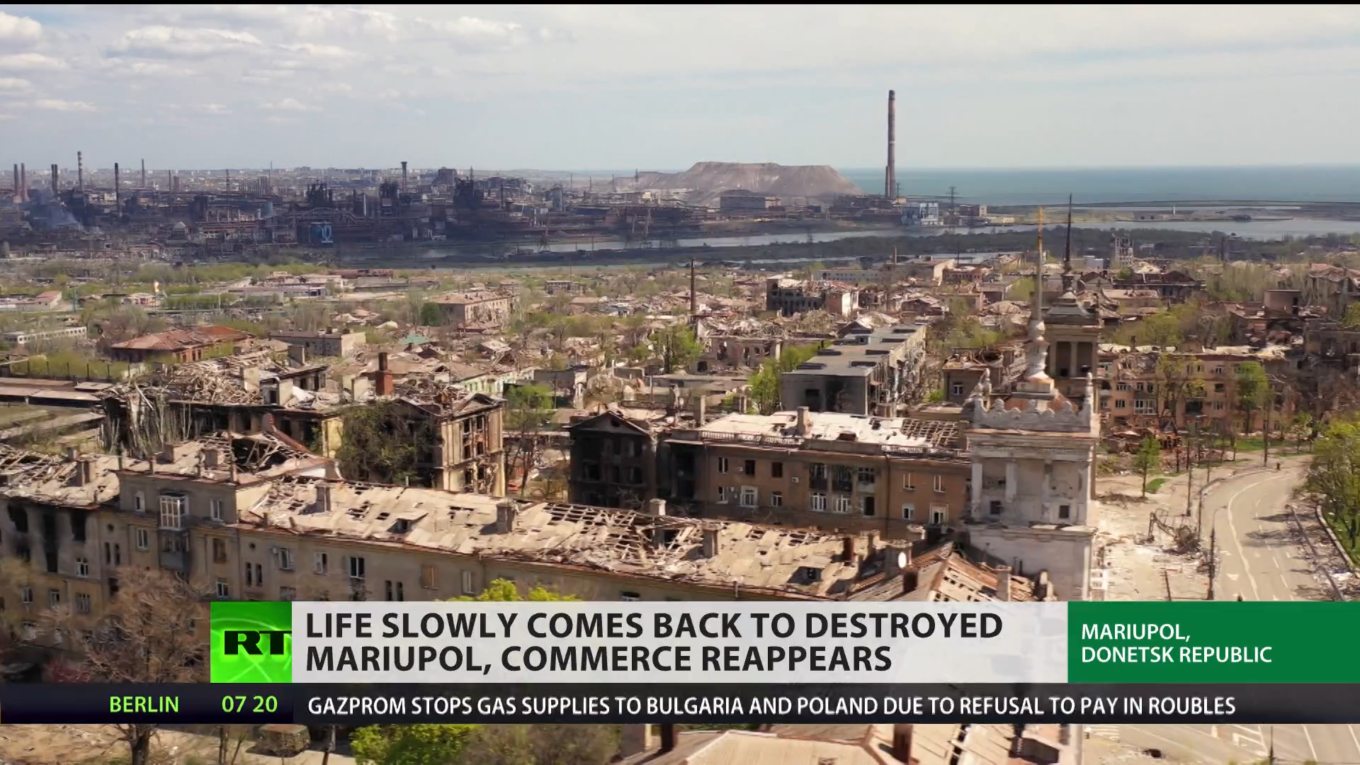 Conflict-ravaged Mariupol starts slow return to normal life