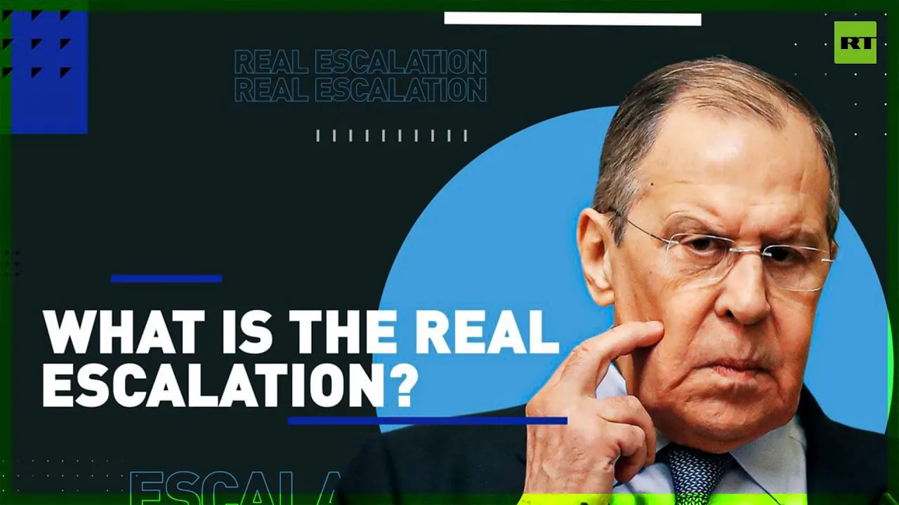 What is the real escalation? Lavrov tells it like it is!