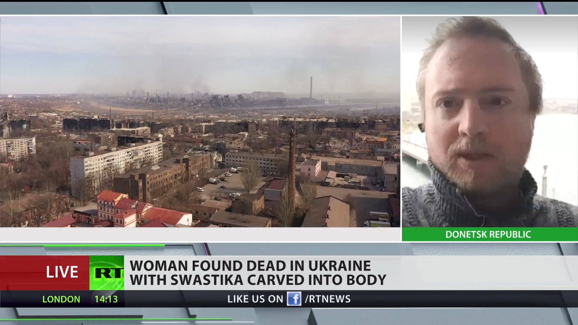 Journalist Patrick Lancaster hopes those behind killing of woman in Mariupol will face justice