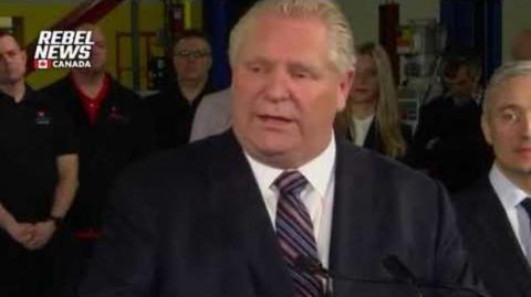 Ontario Premier Doug Ford admits he had some of "the strictest regulations in the world." for COVI..