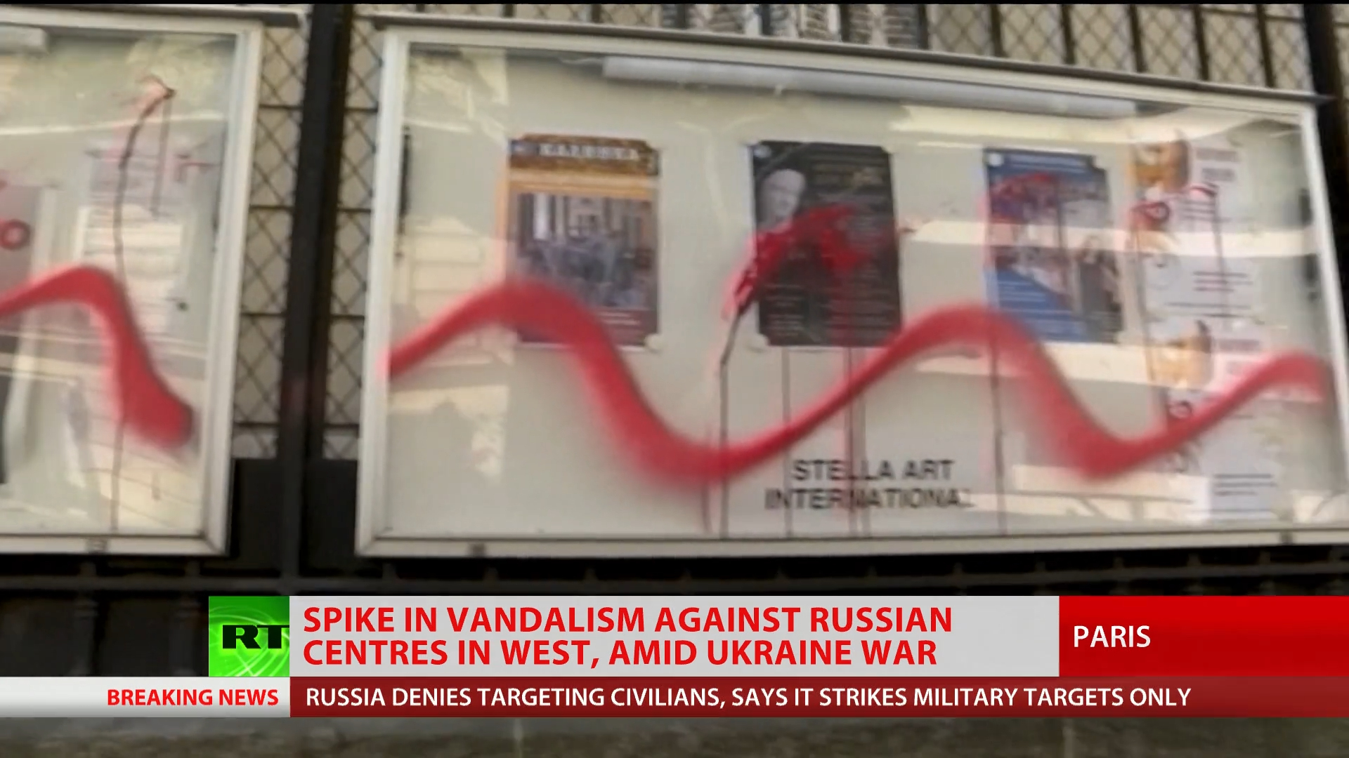 Acts of vandalism against Russian institutions spike in the West