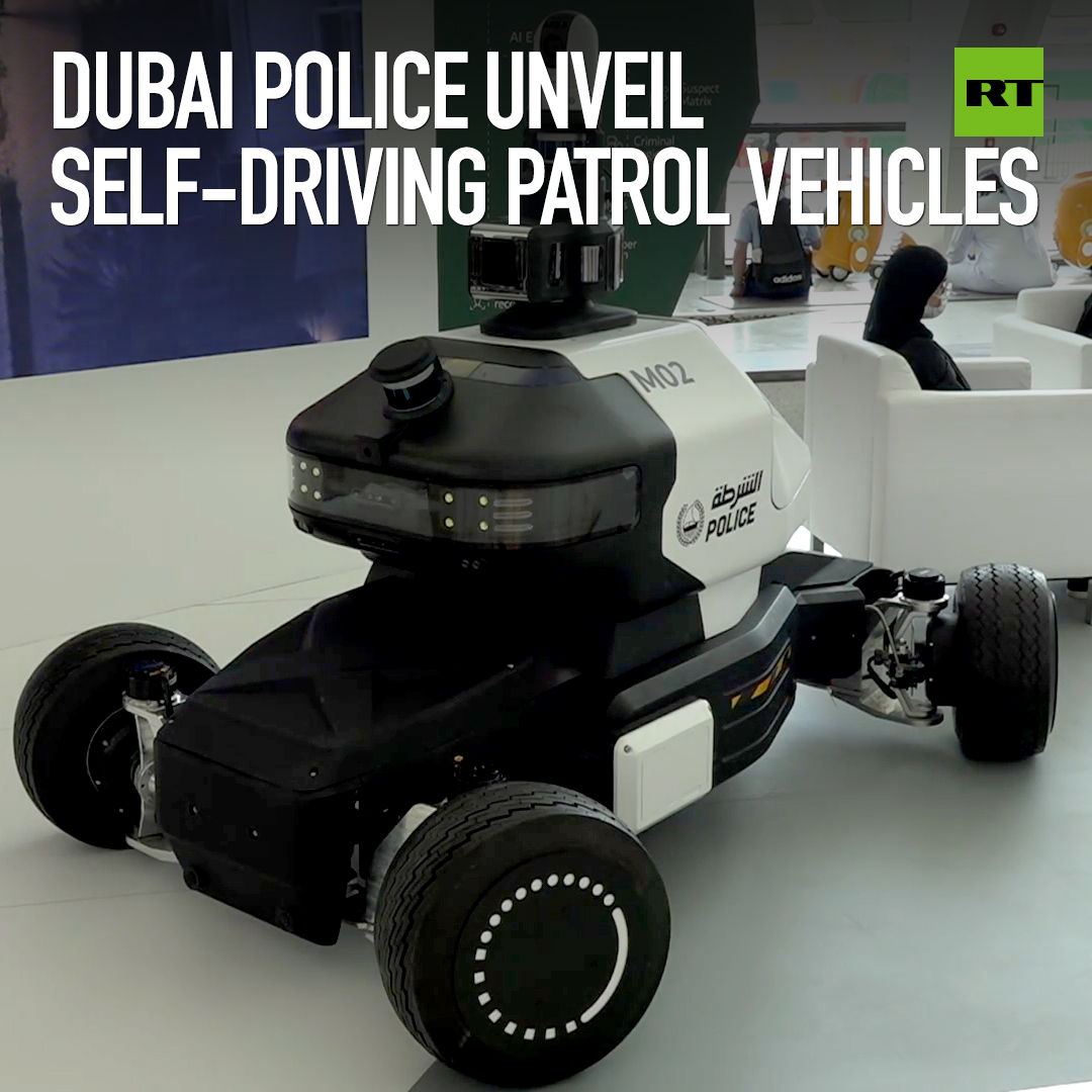 Dubai police unveil self-driving patrol vehicles