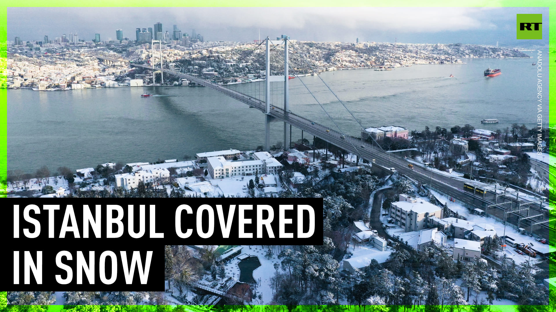 Snow in Istanbul for the second time this year