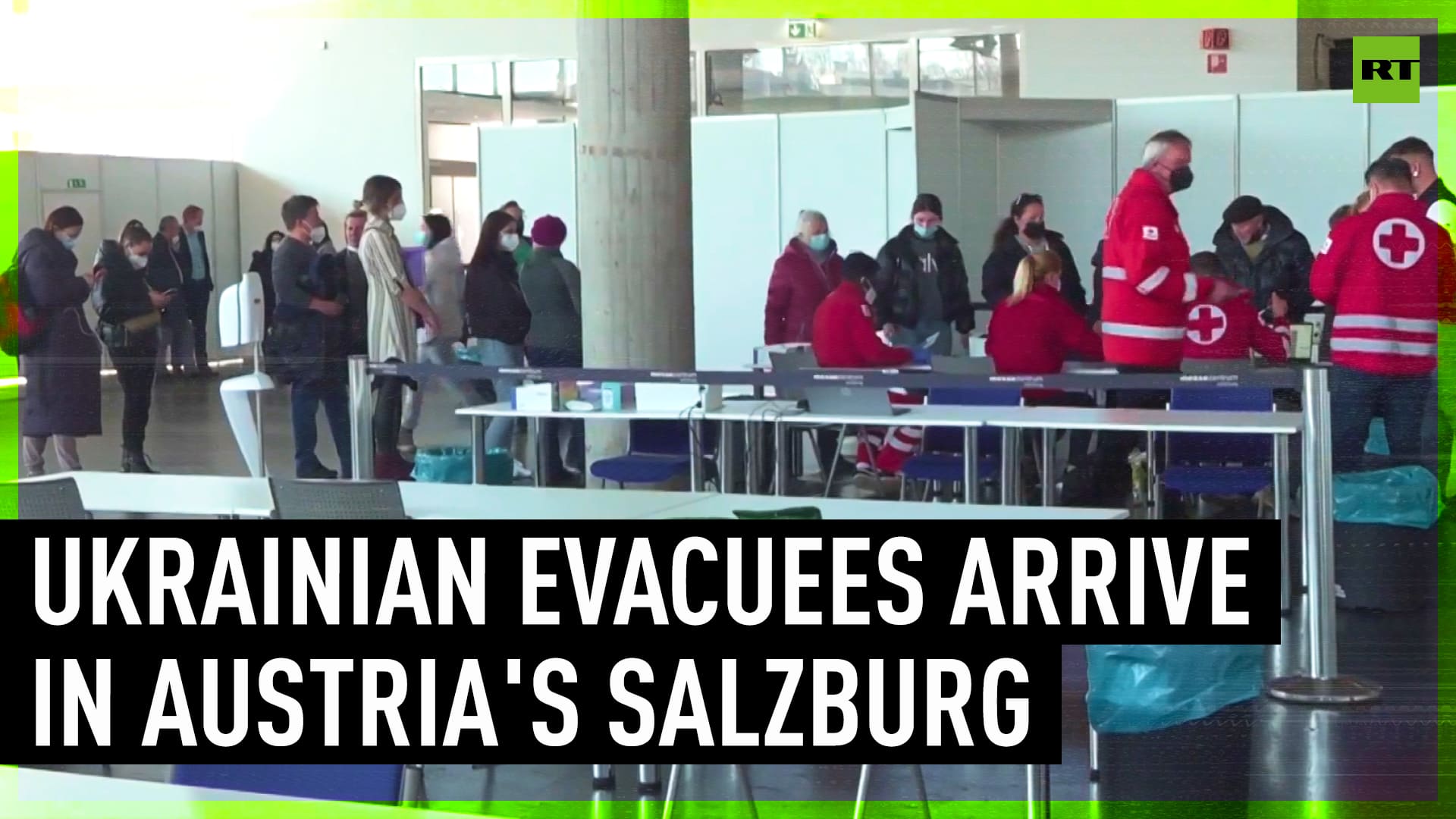 Ukrainian evacuees arrive in Austria's Salzburg