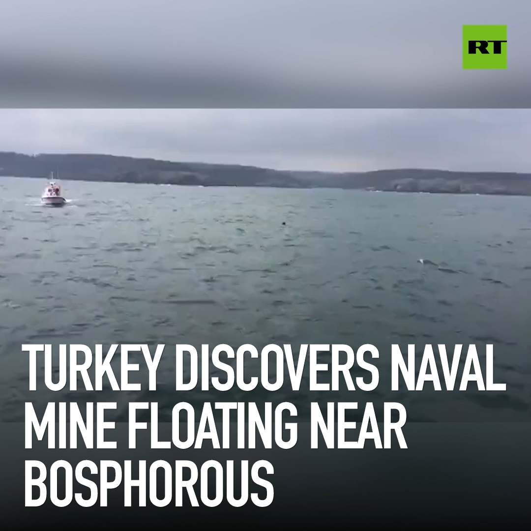 Turkey discovers naval mine floating near Bosphorous