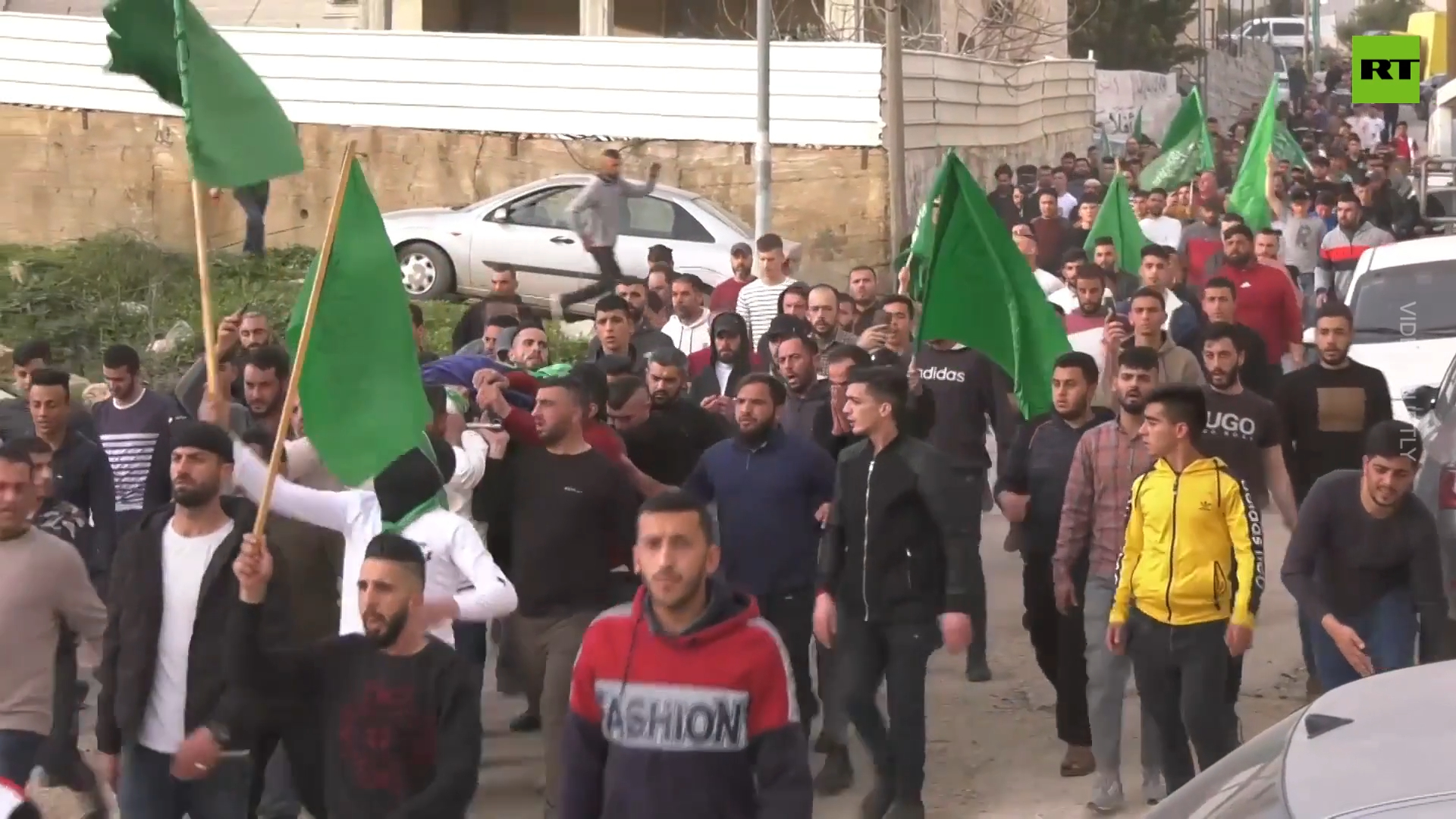 Crowds gather for funeral of protester killed in clashes with Israeli forces in Hebron