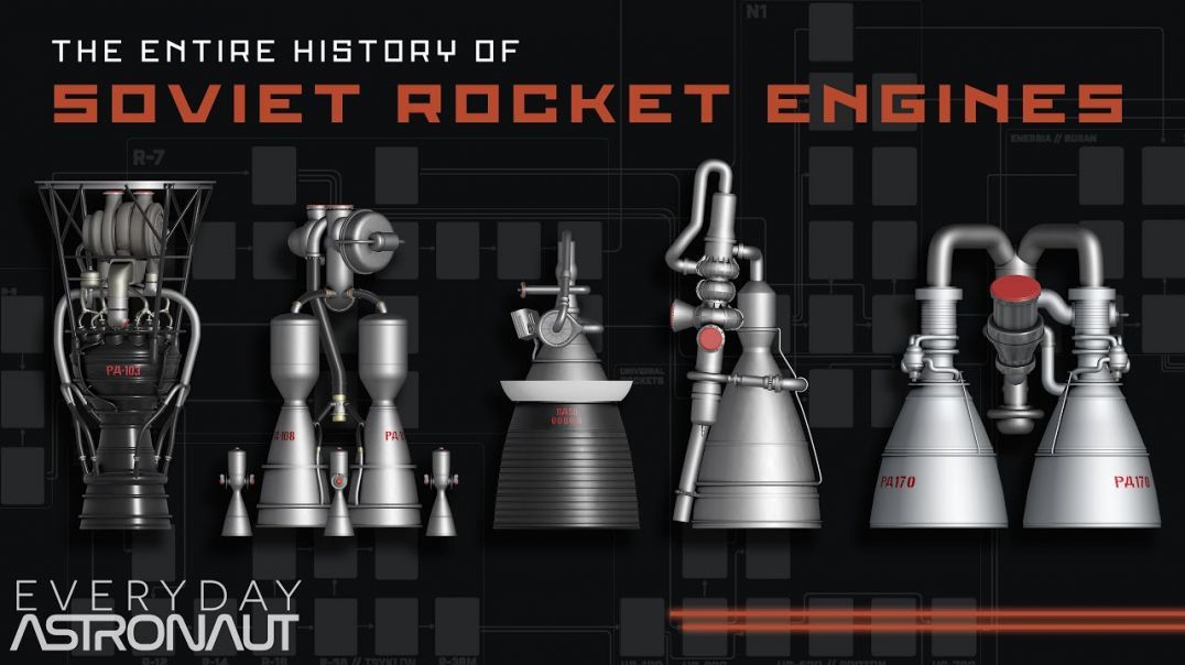 The Entire Soviet Rocket Engine Family Tree