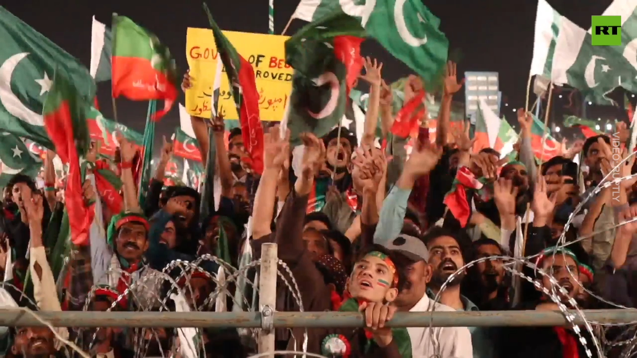 Protest in support of Imran Khan takes place in Lahore