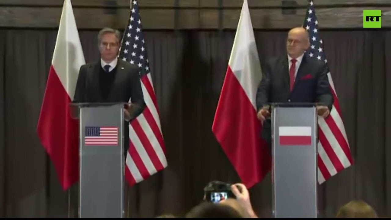 US Secretary of State Blinken meets with Poland’s FM Zbigniew Rau