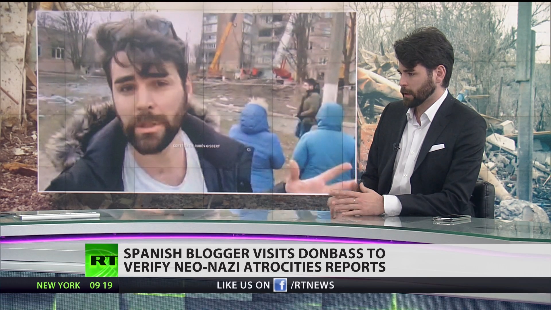 ‘This is clearly a political agenda’ - Spanish blogger Ruben Gisbert on Western coverage of Ukraine crisis