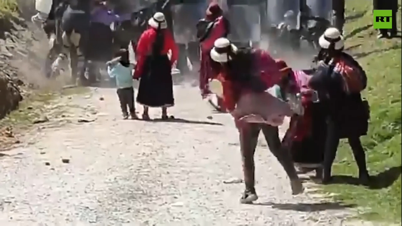 Hundreds of Indigenous people dispersed from mine in Peru