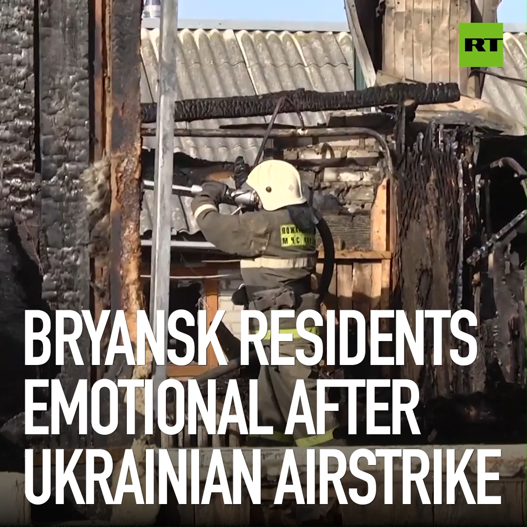 Bryansk residents emotional after Ukrainian airstrike