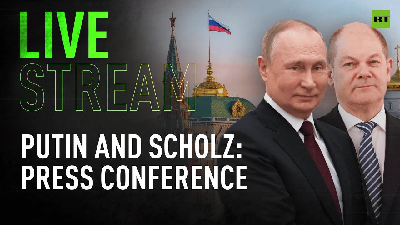 Putin and Scholz hold press conference in Moscow