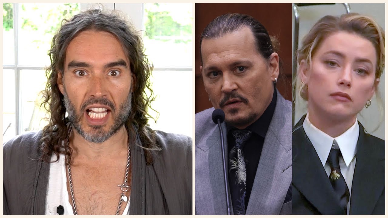 Russell Brand Reacts To Johnny Depp-Amber Heard Trial