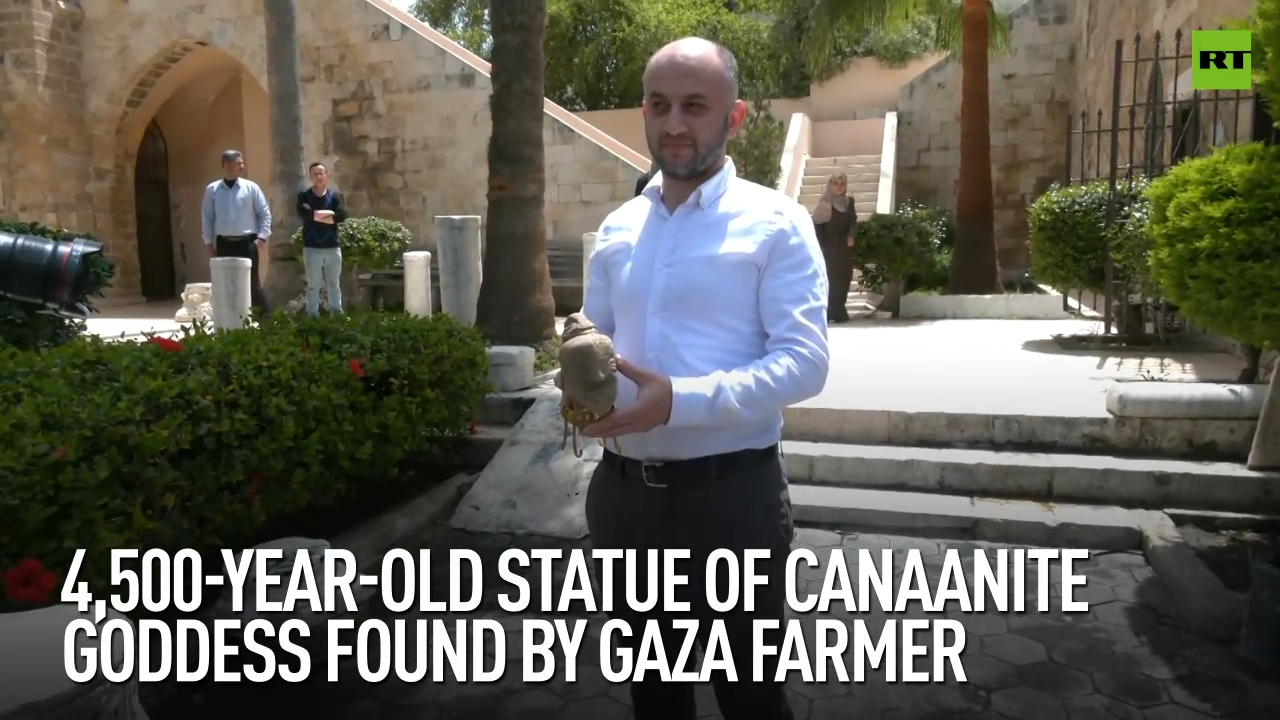 4,500-year-old statue of Canaanite goddess found by Gaza farmer